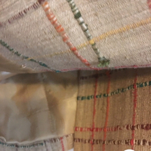 HELENE SIDEL BEIGE PLAID BLAZER SIZE 8 - Picture 3 of 6